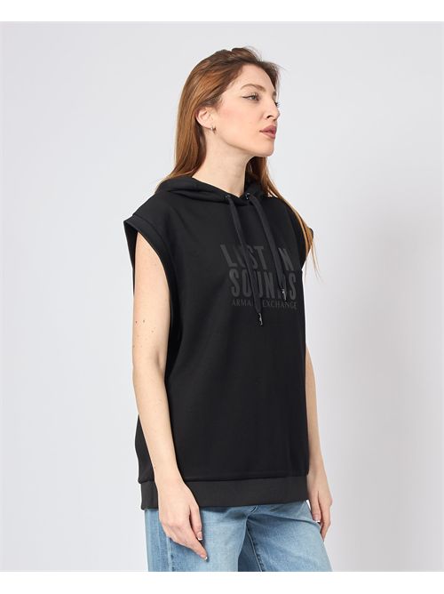 Sweat à capuche sans manches pour femme AX ARMANI EXCHANGE | XW000276-AF12819UC001